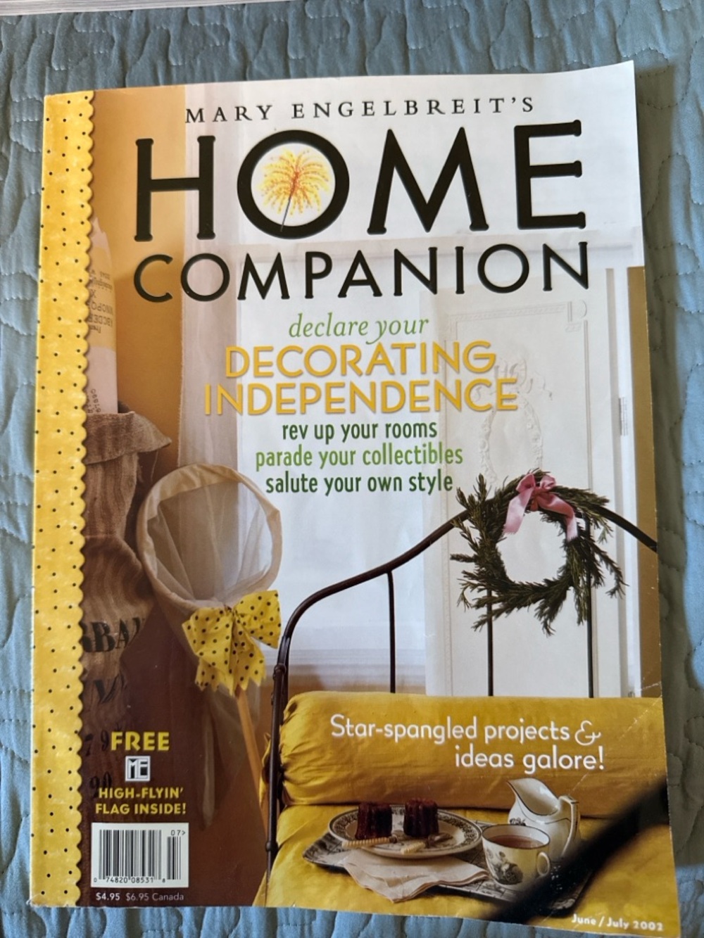 Vintage Mary Engelbreit's Home Companion Magazine - June/July 2002